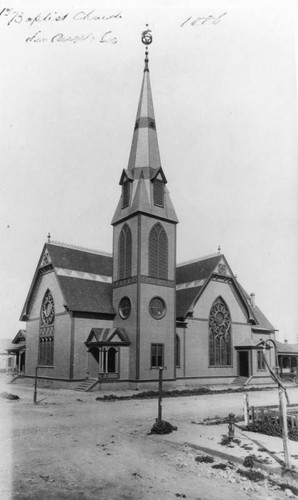 First Baptist Church of Los Angeles at its original location