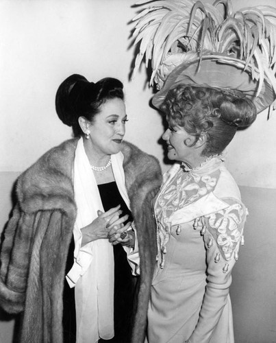 Dorothy Lamour and Ginger Rogers at Chandler Pavilion