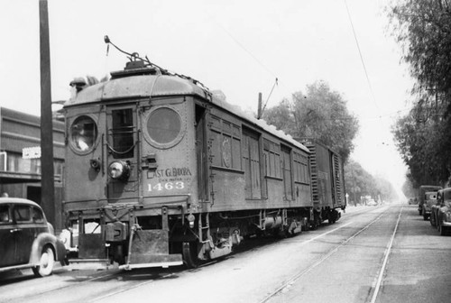 Electric car in Glendora