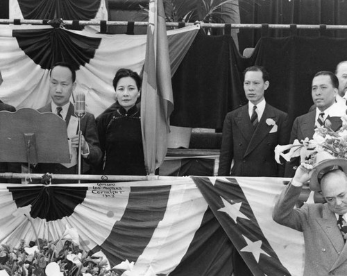 Madame Chiang Kai-Shek to speak