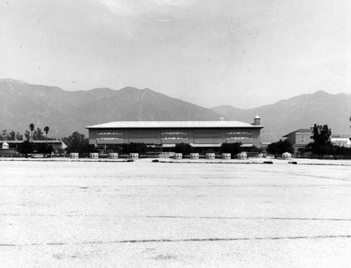 Santa Anita Racetrack and parking lot