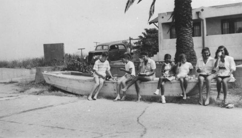 Family in Hermosa Beach