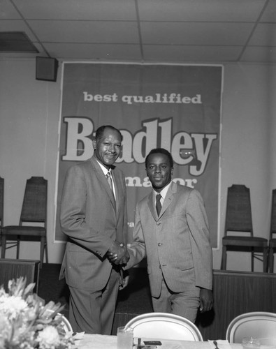 Tom Bradley's first mayoral campaign event