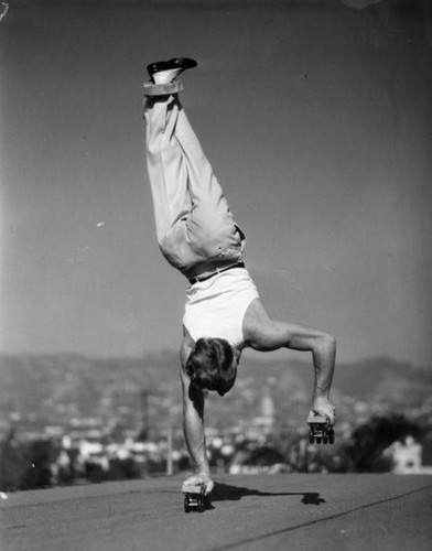 Rooftop gymnast