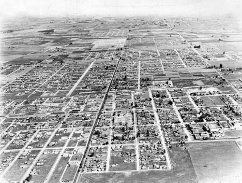 City of Compton, aerial view