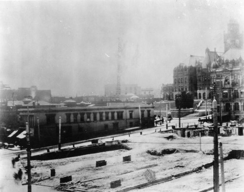 Main, Temple, Spring Streets