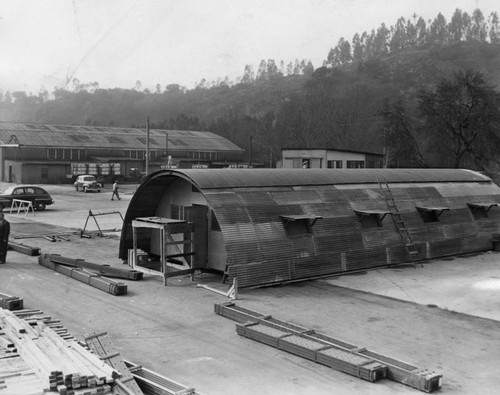 Sample quonset hut at Rodger Young Village