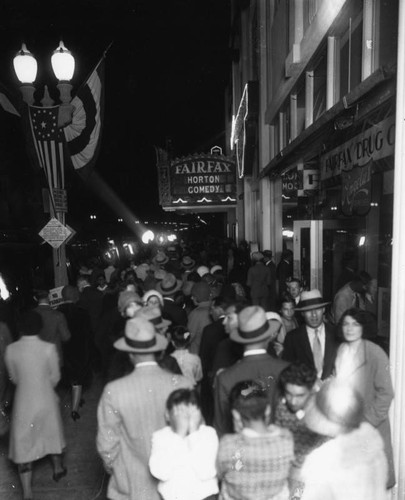 Marquee, Fairfax Theatre