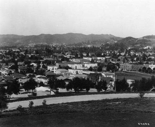 Looking northwest from Olive Hill