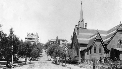 3rd and Hill Street looking west