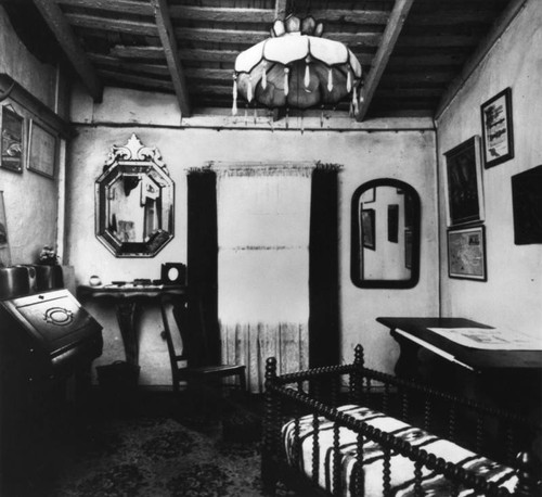 Adobe house bedroom