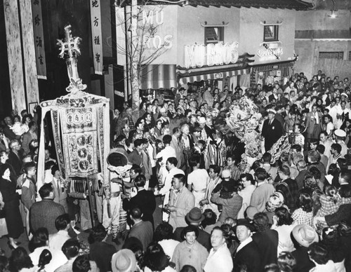 Parade celebrating Chinese New Year