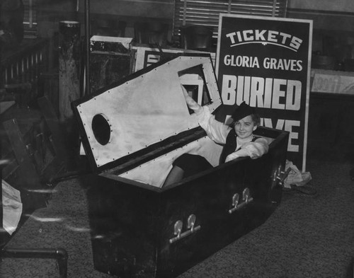 Graves brings her coffin to court