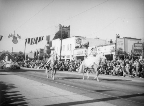 Horse riders, 52nd Annual Tournament of Roses, 1941