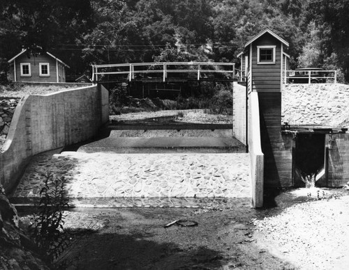 San Dimas Canyon water control system