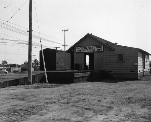 West Los Angeles Pacific Electric freight station