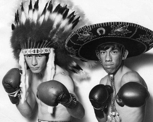 Two young boxers