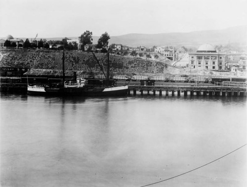 Residences along the harbor