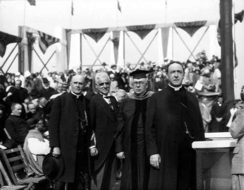 Dedication ceremony, Loyola University, view 9