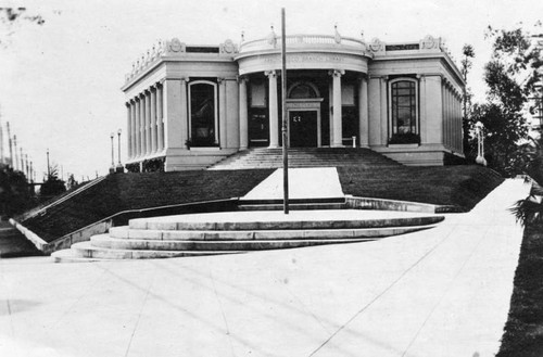 Postcard view, Arroyo Seco Branch Library