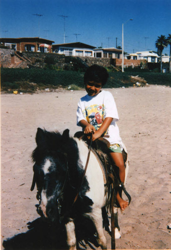 Boy on horseback