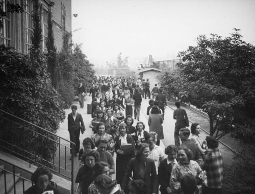 Students on campus