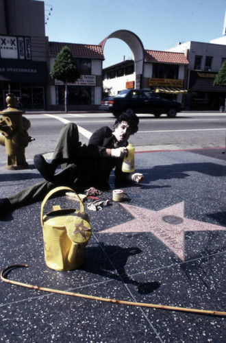 Charlie Chaplin impersonator, Hollywood