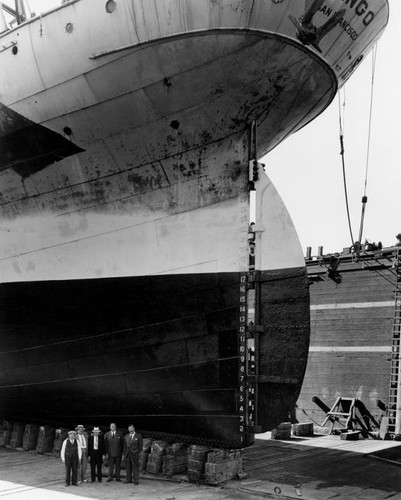 Rear view of the S.S. Tango