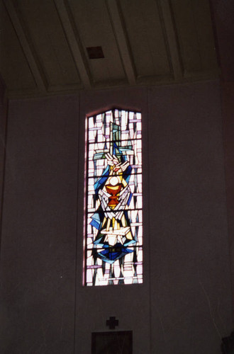 Stained glass window, St. Anthony Catholic Church