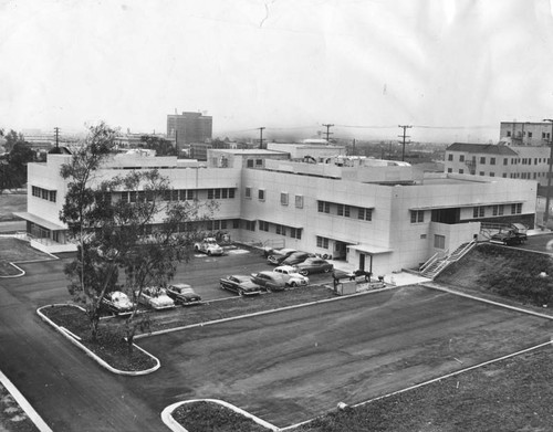 Central Receiving Hospital, a rear view