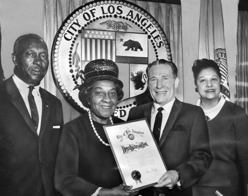 Mayor proclaims Negro history week