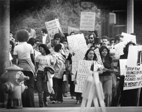 Chicano demonstration