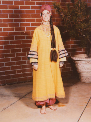 Woman in traditional Armenian dress