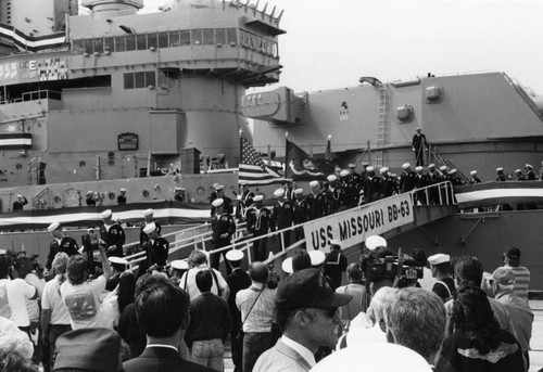 U.S.S. Missouri decommissioning