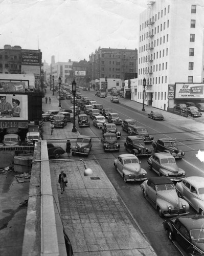 Traffic jam in Los Angeles