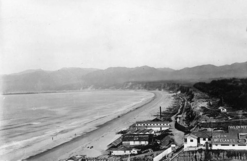 Santa Monica beach from Hotel Arcadia