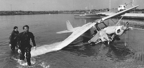 Small plane crashes off Seal Beach