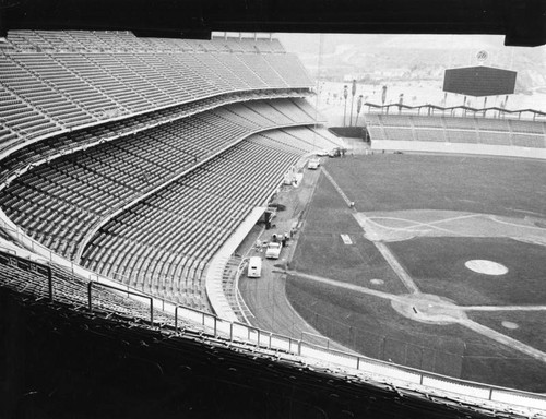 Empty stadium