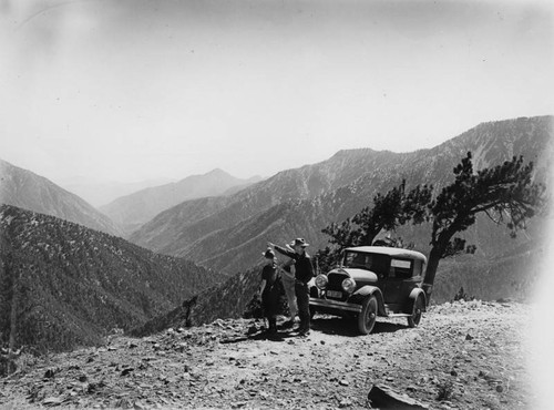 Scene from a viewpoint near Wrightwood