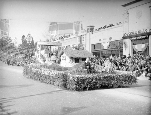 Los Angeles County float at the 1939 Rose Parade