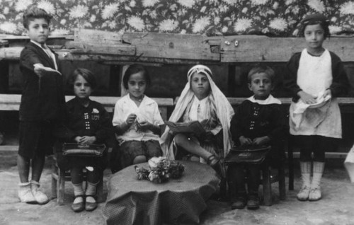 Armenian children in school play