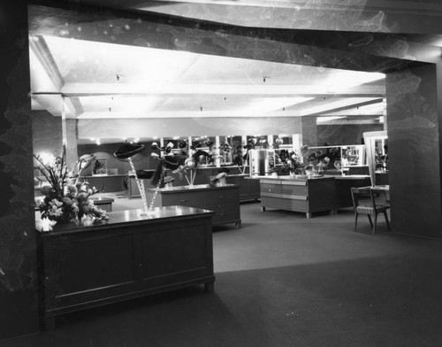 Millinery in department store