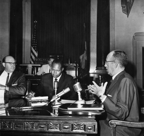 William H. Parker, City Hall hearing