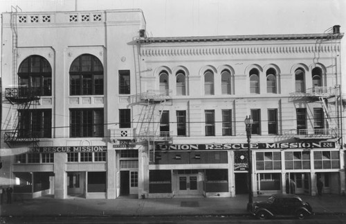 Exterior view, Union Rescue Mission