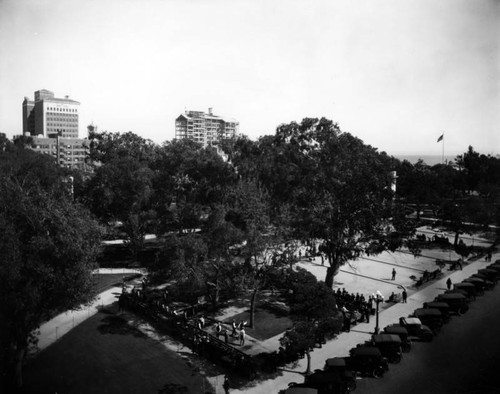 Horseshoe pitching, Lincoln Park, Long Beach