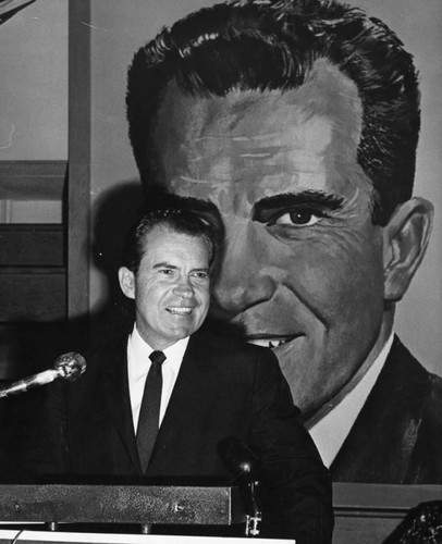 Nixon attacks Brown record on business