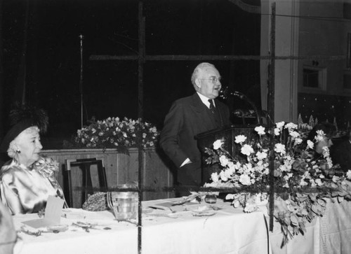 Mayor Bowron at Los Angeles Breakfast Club