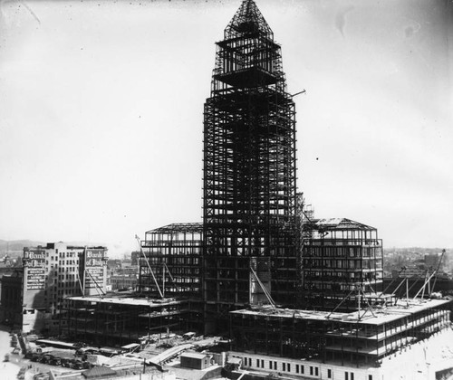 Los Angeles City Hall construction