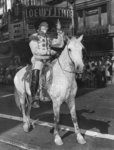 Tex Cooper in parade