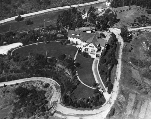 Pickfair, aerial view